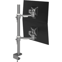 Dataflex Viewmate Monitorarm - 2 Monitoren - Zilver - Bureau 682