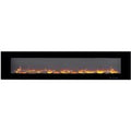 Azurite 213 cm - Elektro Wandkamin Schwarz