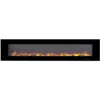 Azurite 213 cm - Elektro Wandkamin Schwarz