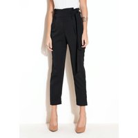 Calça Preta Clochard com Faixa