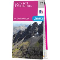 Ordnance Survey OS Map of South Skye & Cuillin Hills: Landranger 32