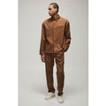 Sovracamicia Smart oversize in twill con tasche, Beige