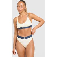 Calvin Klein Underwear Stripe Bralette, gul