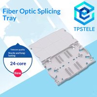 24 Core Fiber Optic Splice Tray For FBT Splice Closure Distribution Box ODF , Compatible With 40/45/60mm Protect Sleeve