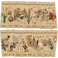 30PCS Retro and Nostalgic Bookmarks Reading Book Pages Marking Student Creative Gifts Decoration Page Marking Cards