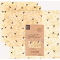 Beeswax Food Wraps - Honeycomb - 3 Pack (2x Medium, 1x Large)