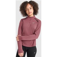 Nike Girls' Long Sleeve 1/2 Zip Top Junior, röd