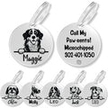 Personalized Breed Dog Tag (Bernese Mount)