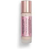 Revolution Conceal & Define Ultra Matte Full Coverage Foundation F3