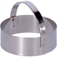 Stainless Steel Tigella Cutter 86mm with Smooth Edge and Handle