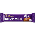 Cadbury Dairy Milk Chocolate Bar 45g
