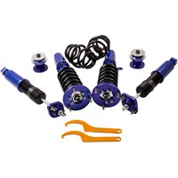 Maxpeedingrods Shock Absorbers Height Adjustble Coilovers Kit compatible for BMW E46 3 Series 1998-2006