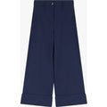 Pantalon palazzo à revers