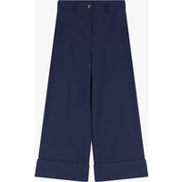 Pantalon palazzo à revers