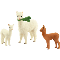 Schleich Wild Life Alpaca Figure Set