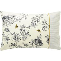Joules Bedding, Imogen Standard Pillowcase, Cream
