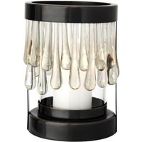 Casa Padrino Art Deco Kerzenleuchter Bronze Durchmesser 14 x H. 20 cm - Luxus Kollektion