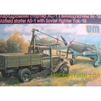 Airfield starter AS-1 with Soviet fighter