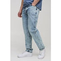 Vaquero Tall Recto Sin Tratar, Azul