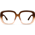 Amelia Milky Brown Gradient Frame Glasses