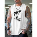 Outdoor loose sports vest for men, made of breathable and quick-drying fabric for summer.
