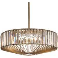 Crystal Brass Pendant Light