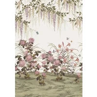 1838 Wallcoverings Mural Wisteria Bloom Mural 2513-191-02