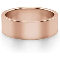 Alianza Clásica Flat 6 MM Oro Rosa 585 (14K)