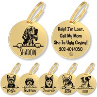 Personalized Breed Dog Tag (Bloodhound)