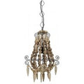 Casa Padrino HÃ¤ngeleuchte Deckenleuchte Braun Durchmesser 33 x H 50 cm - MÃ¶bel LÃ¼ster Leuchter Deckenleuchte Deckenlampe