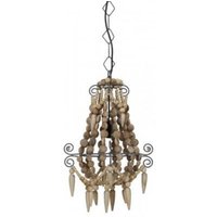 Casa Padrino HÃ¤ngeleuchte Deckenleuchte Braun Durchmesser 33 x H 50 cm - MÃ¶bel LÃ¼ster Leuchter Deckenleuchte Deckenlampe