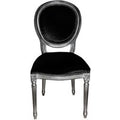 Casa Padrino Barock Esszimmer Stuhl Schwarz  - Designer Stuhl - Luxus QualitÃ¤t GH