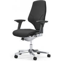 Bureaustoel Giroflex 64-3578 Zwart | Organicmove-mechanisme | 3D armsteunen | Ergonomisch ziten rugprofiel