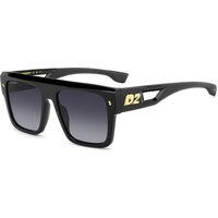Dsquared2 Herren Dsquared2 D2 0127/S 807/9O Sonnenbrillen Acetat Schwarz Grau Quadratisch Normal Schattiert