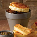 Churchill Bit On The Side Plant Pot Food Server Pebble Grey 17oz / 480ml (Case of 6)