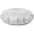 Real Leather Cushion Bean Bag - Round