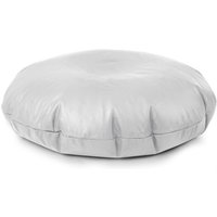 Real Leather Cushion Bean Bag - Round