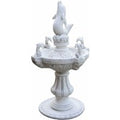 Casa Padrino Barock Springbrunnen Delphine WeiÃ / Grau Ã 80 x H. 140 cm