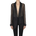 Blazer camicia in seta
