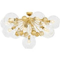 Casa Padrino Luxus Deckenleuchte Gold Ã 90 x H. 57 cm - Luxus Kollektion