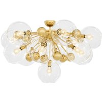 Casa Padrino Luxus Deckenleuchte Gold Ã 90 x H. 57 cm - Luxus Kollektion