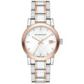 Burberry BU9127 Silver Dial Two-tone Ladies Watch