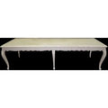 Casa Padrino Barock Esstisch mit Glasplatte 300 x 88 x H. 83 cm - Luxus Esstisch