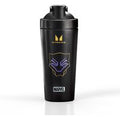 Shaker Myprotein Black Panther z metalu z recyklingu – czarny