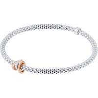 18ct White Gold Flex'it Prima 0.10cttw Diamond Bracelet