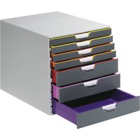 Cassettiera VARICOLOR® DURABLE 7 cassetti, grigio