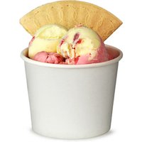 Paper Ice Cream Tubs White 12oz / 340ml (Case of 1000)