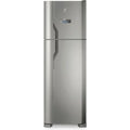 Geladeira Electrolux Frost Free 371L Turbo Congelamento Duplex Cor Inox (DFX41)