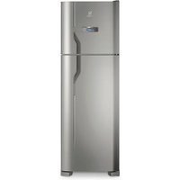 Geladeira Electrolux Frost Free 371L Turbo Congelamento Duplex Cor Inox (DFX41)