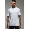 Camiseta Tall Man Active Regular Ligera Essentials Para El Gimnasio De Ranglán, Blanco